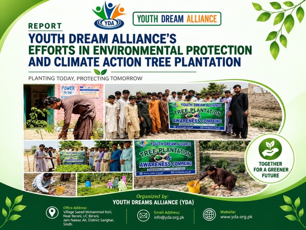 Youth Dream Alliance’s Tree Plantation Efforts